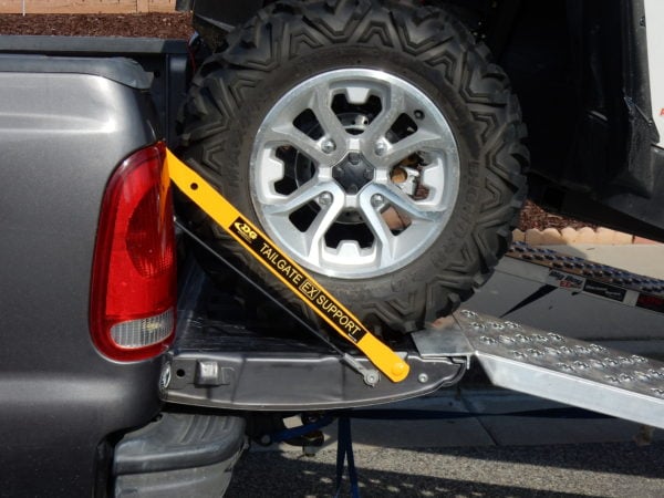 Truck Tailgate Support for UTV's and ATV's