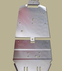 Polaris RZR 900 XP Center Skid Plate