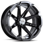 MSA WHEELS - M12 DIESEL RIM - GLOSS BLACK