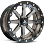 MSA WHEELS - M21 LOK BEADLOCK RIM - GUNMETAL BLACK