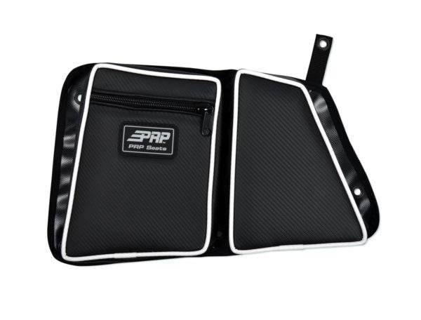 PRP SEATS STOCK REAR DOOR BAG WITH KNEE PAD DRIVER'S SIDE POLARIS RZR XP 1000/S 900 - BLACK-0