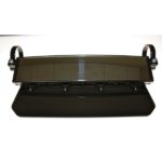 12"" PANORAMIC REARVIEW MIRROR WITH TINTED SUN VISOR - BLACK-0