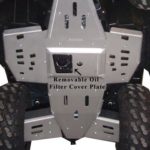 RICOCHET SKID PLATE CENTRE FRAME 2 PIECES POLARIS SPORTSMAN 550/850 2014-2016 - ALUMINUM-14499