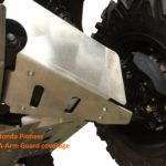 RICOCHET FRONT AND REAR A-ARMGUARDS 4 PIECES HONDA PIONEER 1000 - ALUMINUM-0