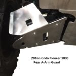 RICOCHET FRONT AND REAR A-ARMGUARDS 4 PIECES HONDA PIONEER 1000 - ALUMINUM-14726