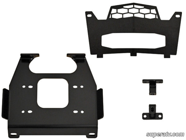 SUPER ATV WINCH MOUNTING PLATE POLARIS RZR 900/S 900-0