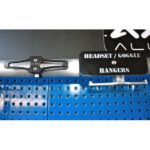 HEADSET/GOGGLE HANGER - PARALLEL TO BAR - BLACK-15780