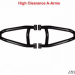 SUPER ATV HIGH CLEARANCE FRONT A-ARMS LOWER POLARIS SPORTSMAN XP/SCRAMBLER - RED-16794