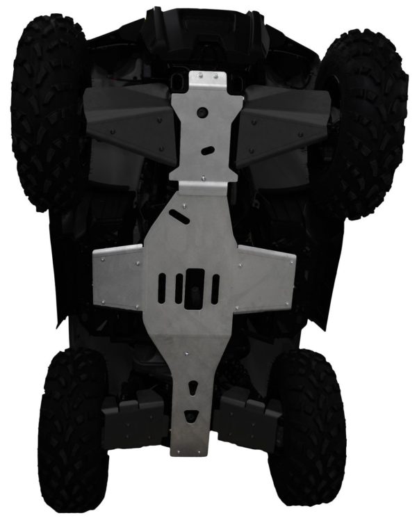 RICOCHET SKID PLATE 2 PIECES POLARIS SPORTSMAN 570 2015-2017 - ALUMINUM-0