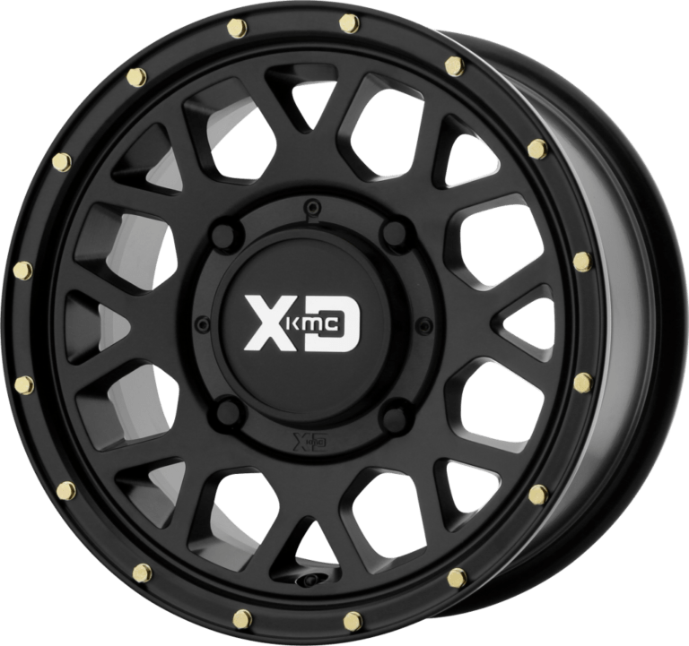 KMC WHEELS XS135 GRENADE WHEEL - SATIN BLACK - UTV Canada