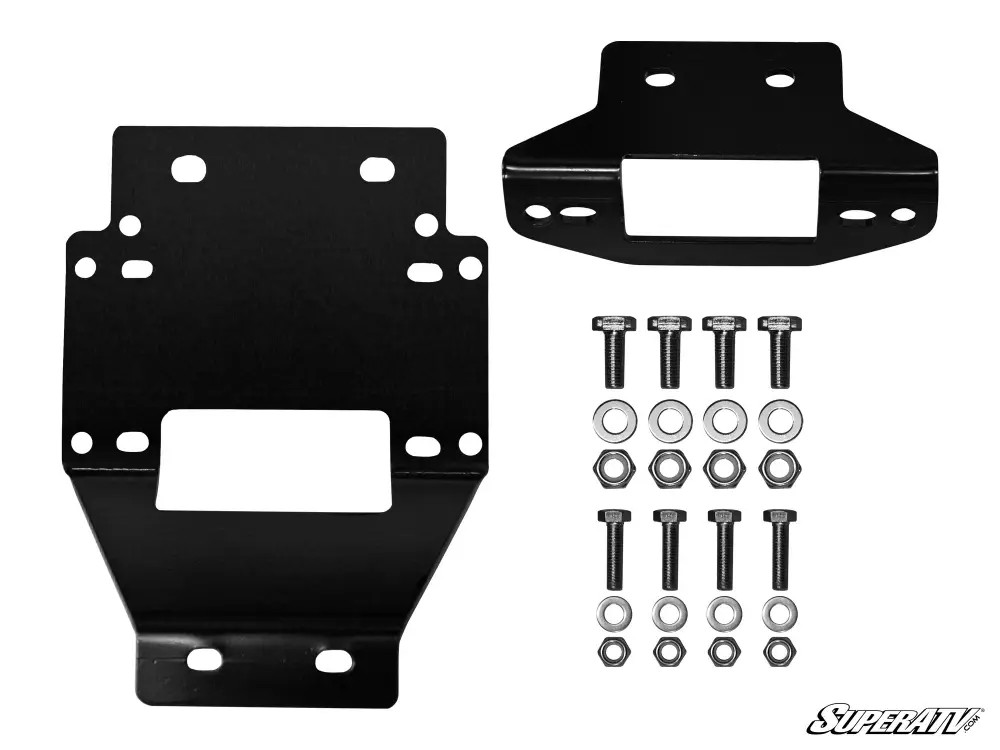 Super Atv Winch Mounting Plate Polaris RZR XP 900 - UTV Canada