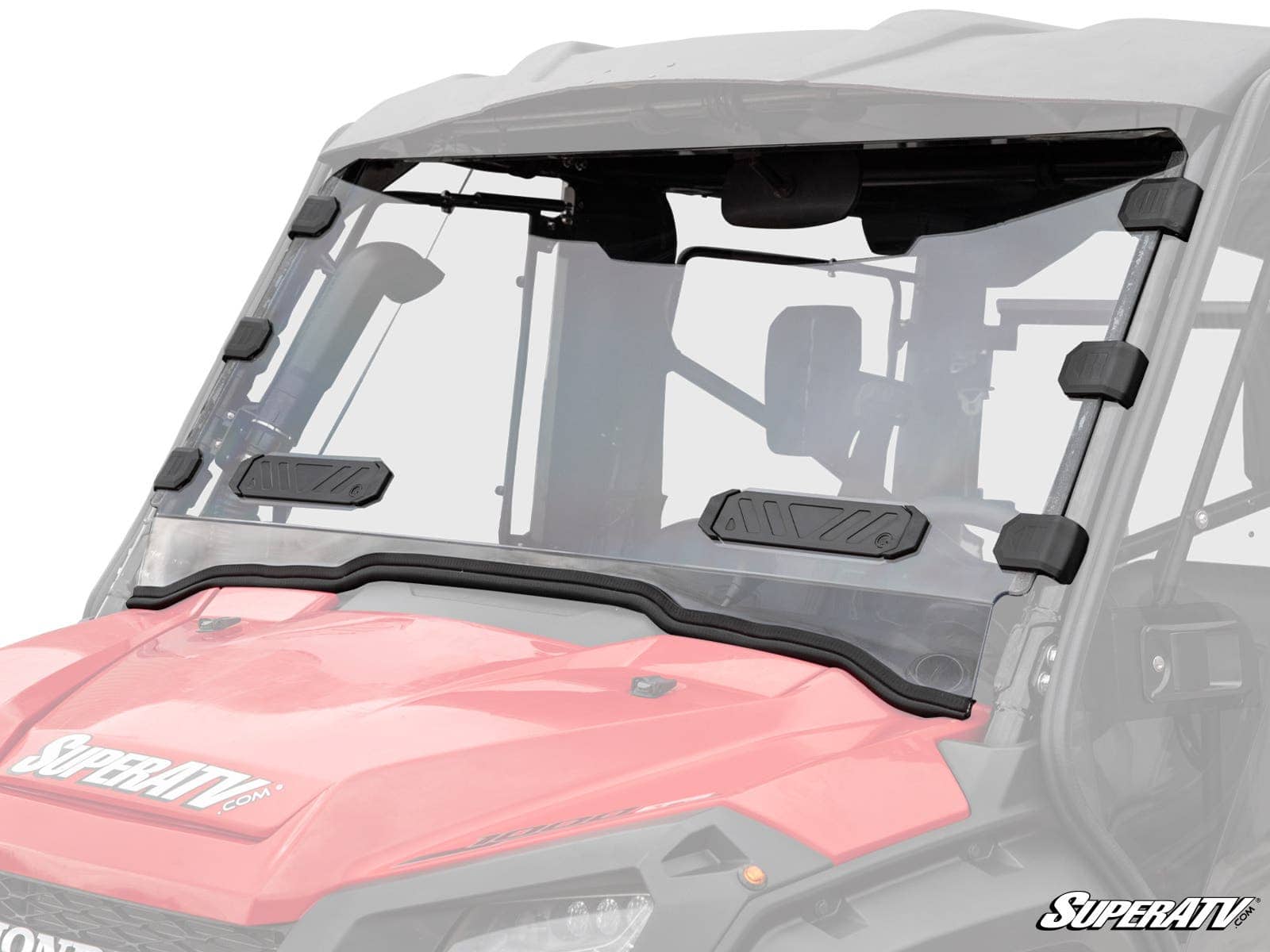 Super ATV Honda Pioneer 1000 Vented Full Windshield - UTV Canada